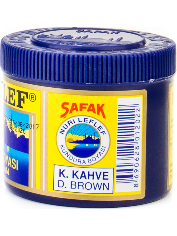 NURİ LEFLEF NO:50 KUNDURA BOYASI KOYU K.RENGİ  PK:6